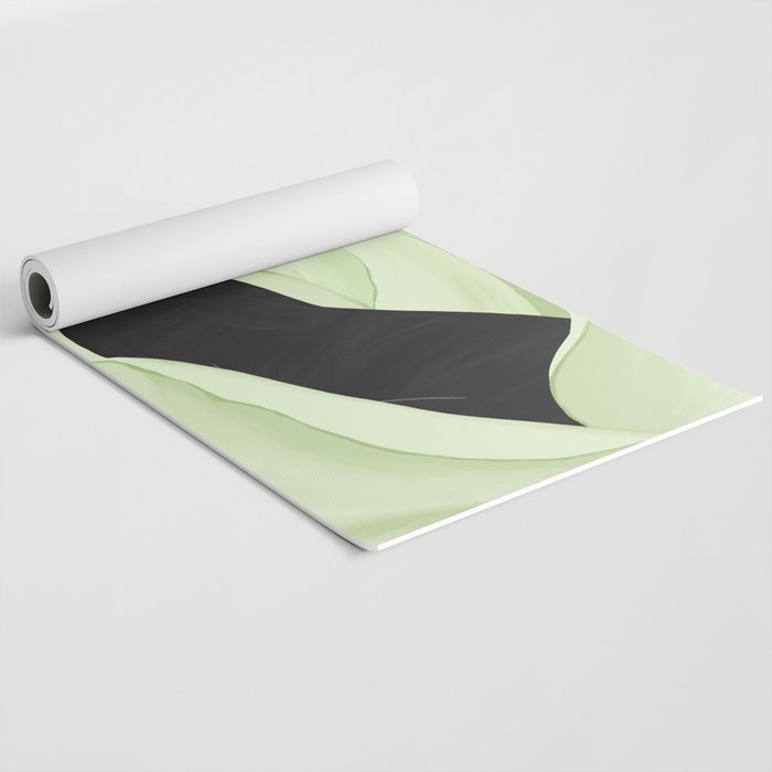 Black Panther in Sansevieria Yoga Mat Gallery Image 2