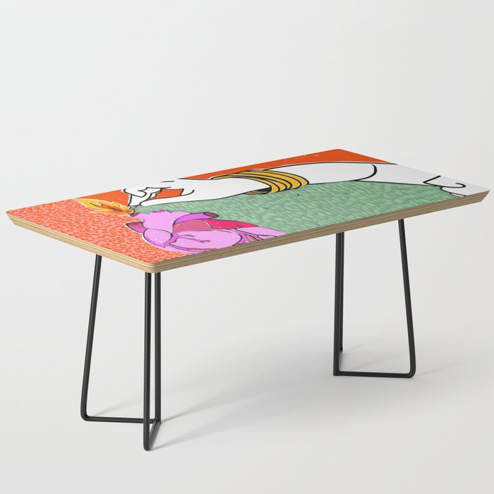 Set My Heart On Fire, Abstract Quirky Maximalist Eclectic, Maximalism Bold Pop of Color Painting, Illustration Pop Art Love  Coffee Table Gallery Image 1