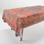 Vintage Moroccan Berber Crapet Tablecloth Gallery Image 1