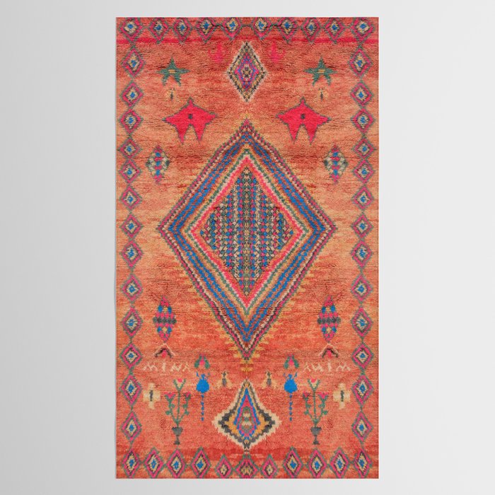 Vintage Moroccan Berber Crapet Tablecloth Gallery Image 2