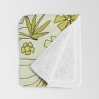 born to wander // retro surf art by surfy birdy Throw Blanket Gallery Image 3