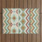 Boho Country Western Outdoor Rug Gallery Image 1