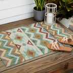 Boho Country Western Outdoor Rug Gallery Image 2