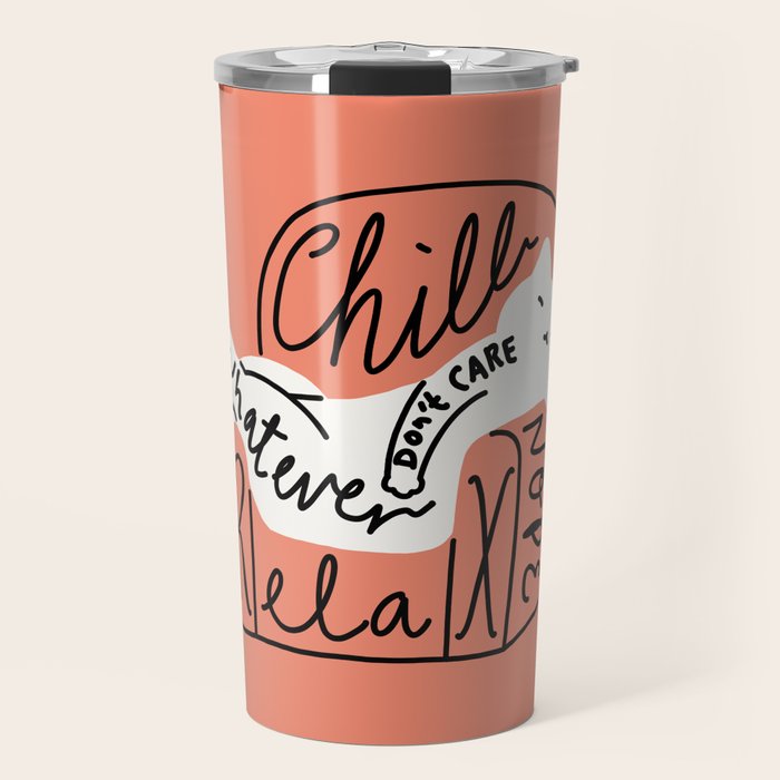 Whatever Cat Travel Mug Gallery Image 1