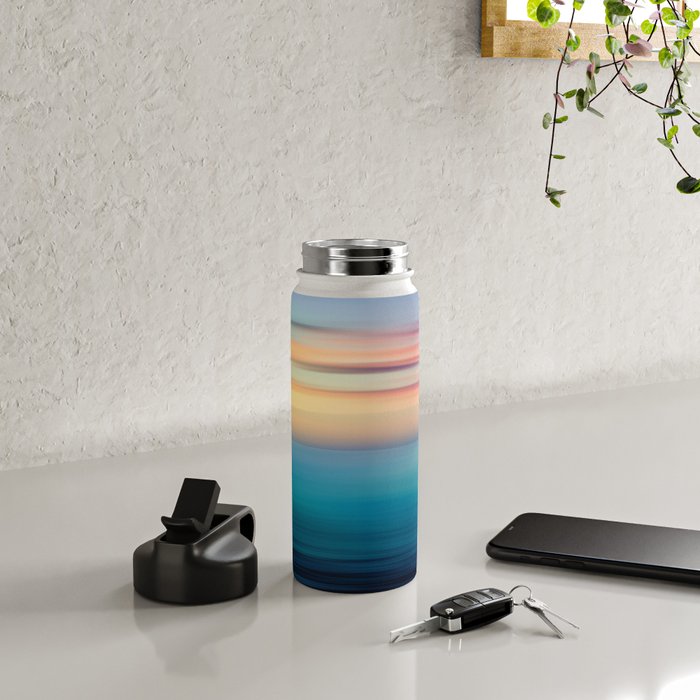 Abstract Seascape Water Bottle Gallery Image 4