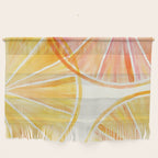 Sunny Citrus Watercolor Illustration Wall Hanging Gallery Image 1