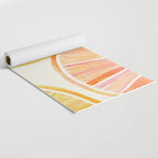 Sunny Citrus Watercolor Illustration Yoga Mat Gallery Image 2