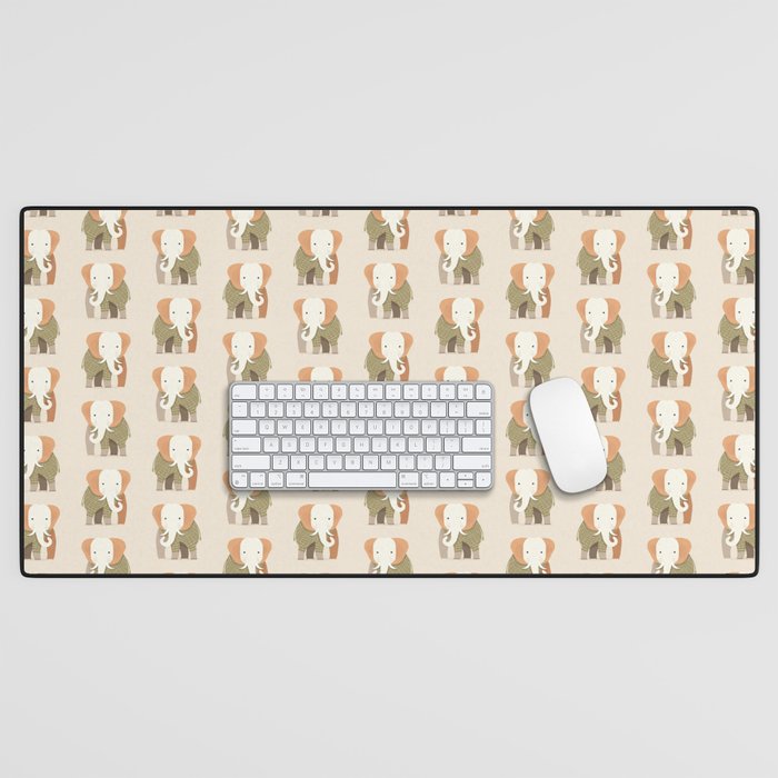 Whimsical Elephant Desk Mat Gallery Image 1