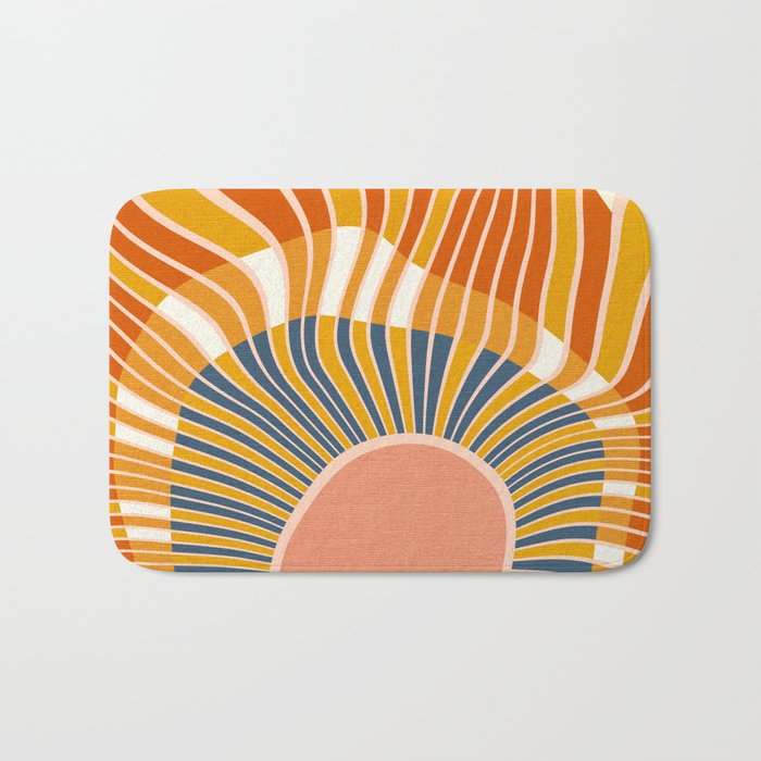 sun rays Bath Mat Gallery Image 1