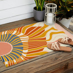 sun rays Outdoor Rug Gallery Image 2