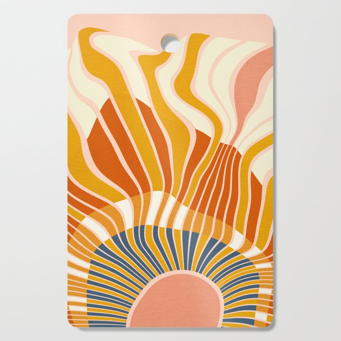 sun rays Cutting Board Gallery Image 1