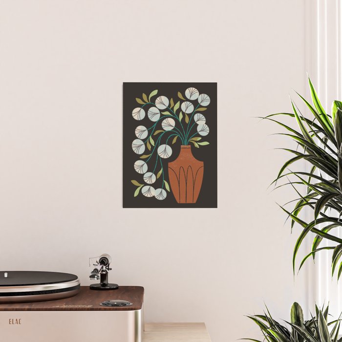 Overflowing Terra Cotta Vase Poster Gallery Image 2