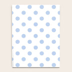 Pale Cornflower Blue polka dots 1. Notebook Gallery Image 4
