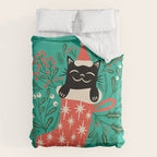 Festive Feline Duvet Cover Gallery Image 6