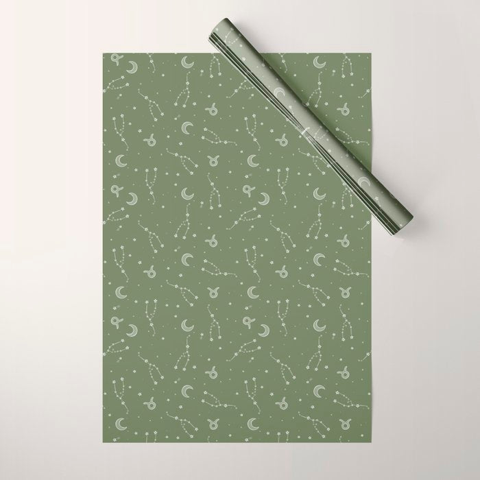 Taurus Constellation Wrapping Paper Gallery Image 1