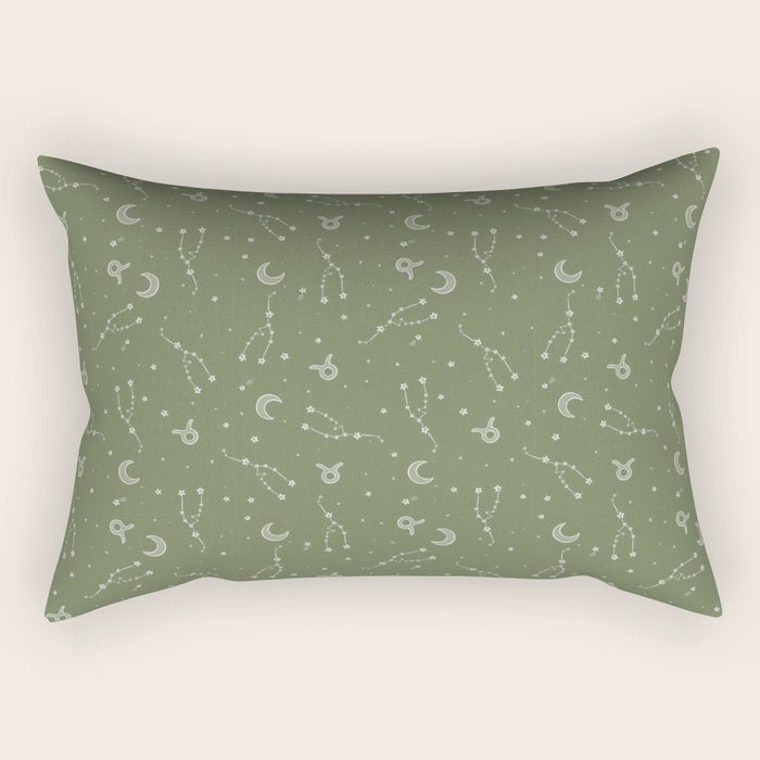 Taurus Constellation Rectangular Pillow Gallery Image 1