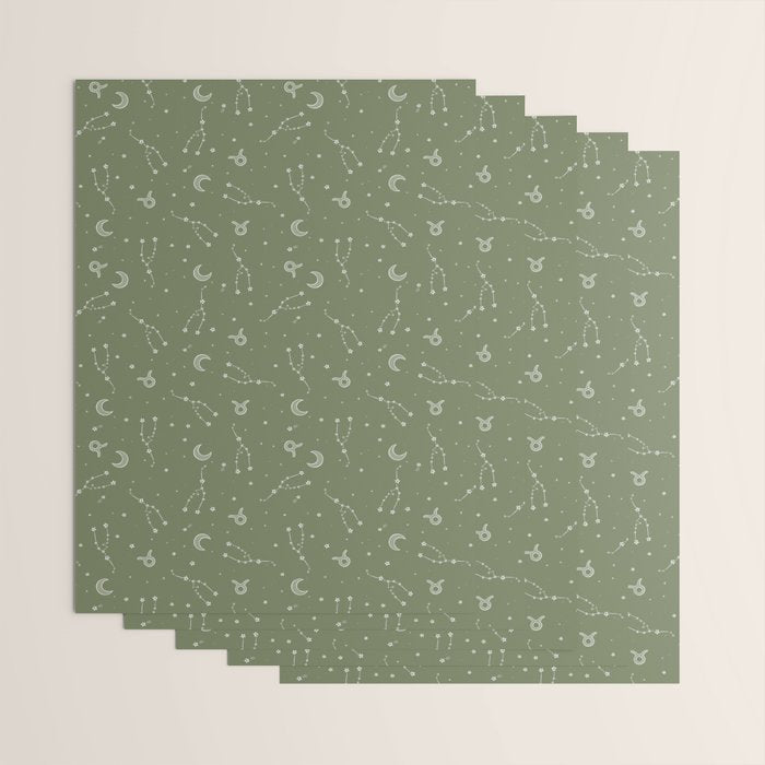 Taurus Constellation Wrapping Paper Gallery Image 3