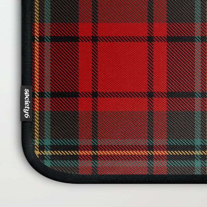 Christmas Plaid Tartan Pattern Laptop Sleeve Gallery Image 3