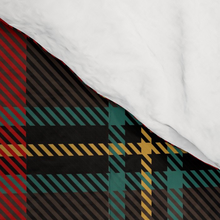 Christmas Plaid Tartan Pattern Comforter Gallery Image 4