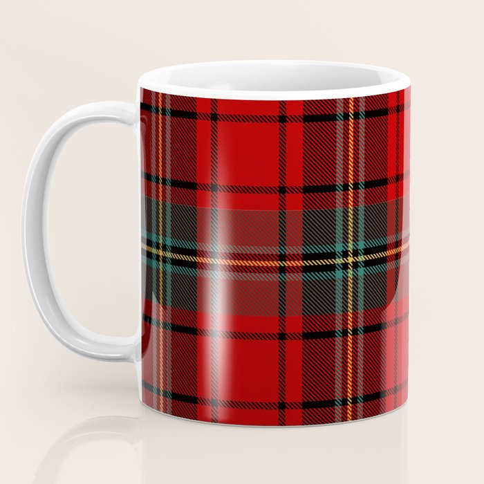 Christmas Plaid Tartan Pattern Coffee Mug Gallery Image 3