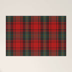 Christmas Plaid Tartan Pattern Welcome Mat Gallery Image 1