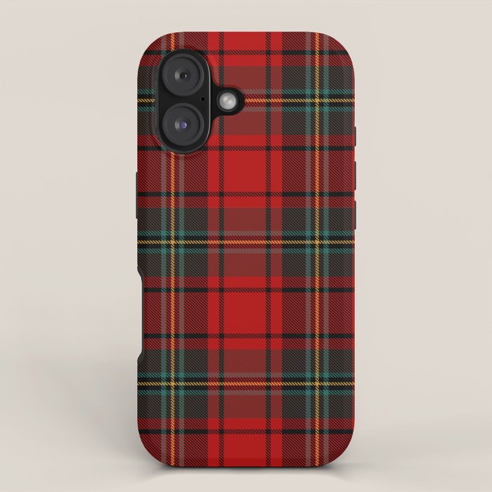 Christmas Plaid Tartan Pattern iPhone Case