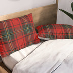 Christmas Plaid Tartan Pattern Pillow Sham Gallery Image 2