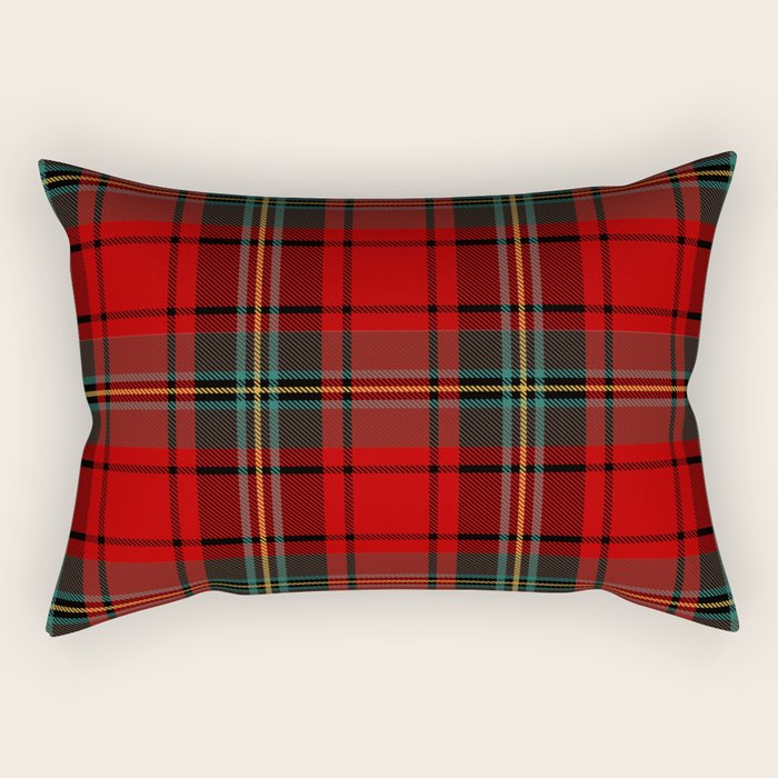 Christmas Plaid Tartan Pattern Rectangular Pillow Gallery Image 1