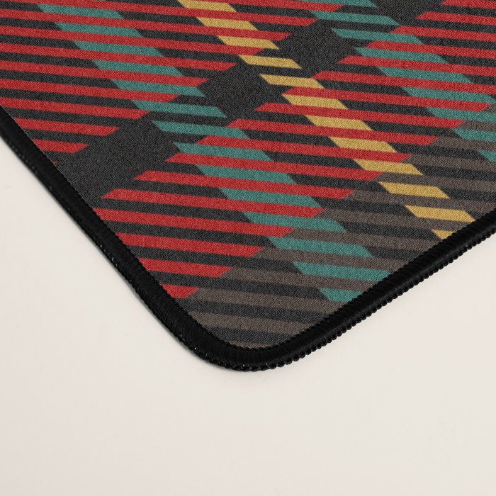 Christmas Plaid Tartan Pattern Desk Mat Gallery Image 4
