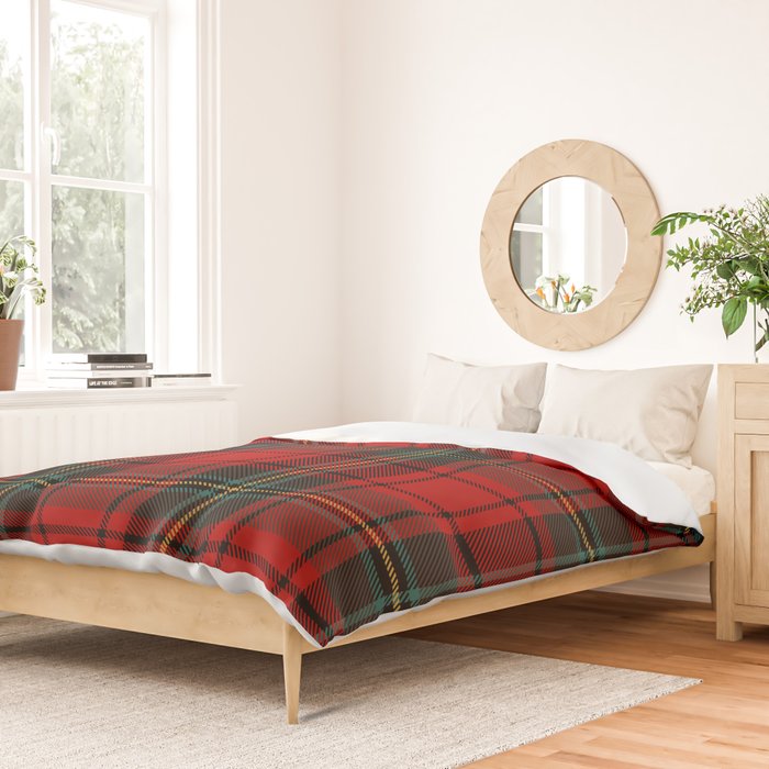 Christmas Plaid Tartan Pattern Duvet Cover Gallery Image 2