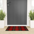 Christmas Plaid Tartan Pattern Welcome Mat Gallery Image 3