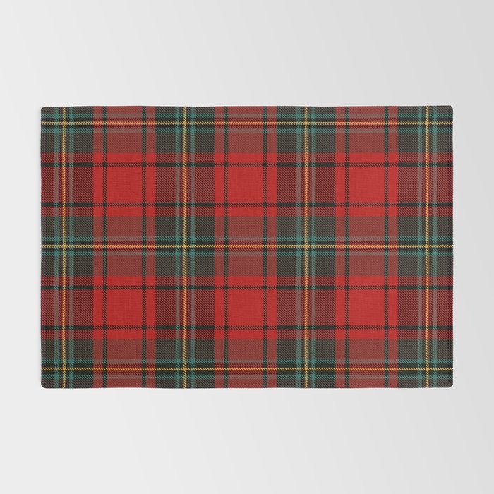 Christmas Plaid Tartan Pattern Rug Gallery Image 2