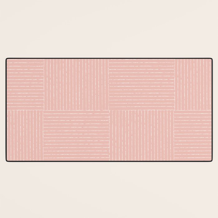 Lines III (Pink) Desk Mat Gallery Image 3