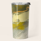 summer green abstract art 3 Travel Mug Gallery Image 2