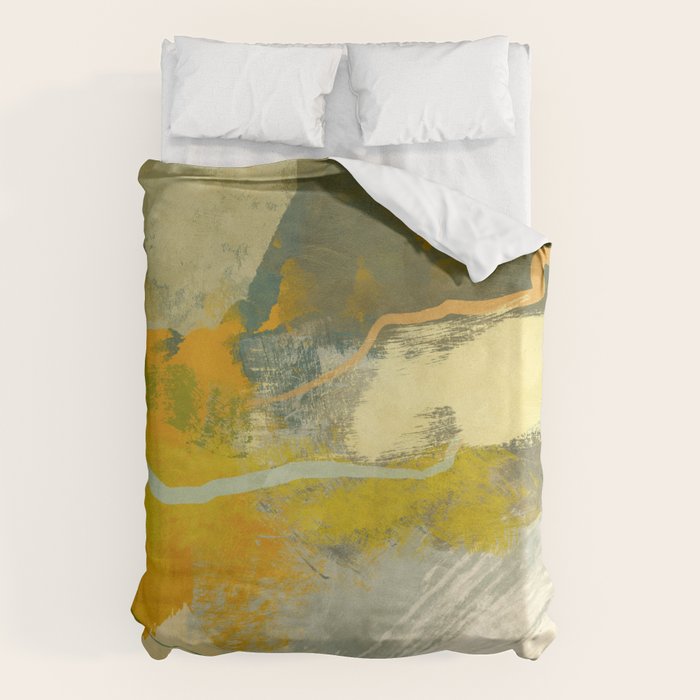 summer green abstract art 3 Duvet Cover Gallery Image 6