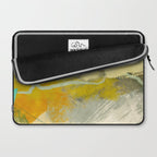 summer green abstract art 3 Laptop Sleeve Gallery Image 2