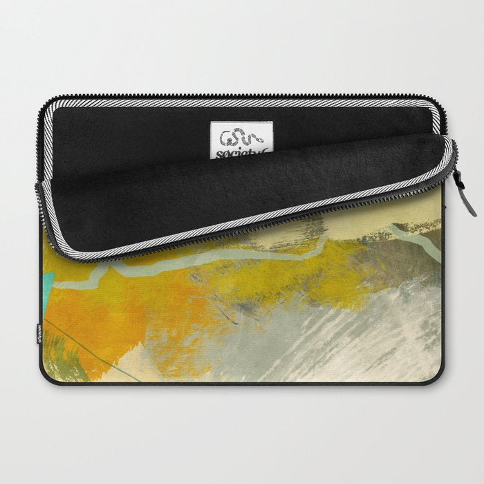 summer green abstract art 3 Laptop Sleeve Gallery Image 2
