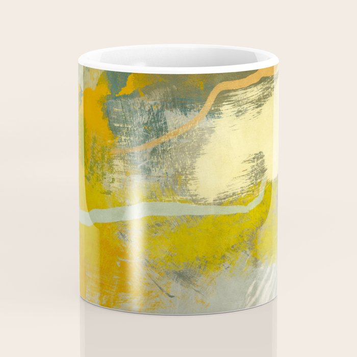 summer green abstract art 3 Coffee Mug Gallery Image 4