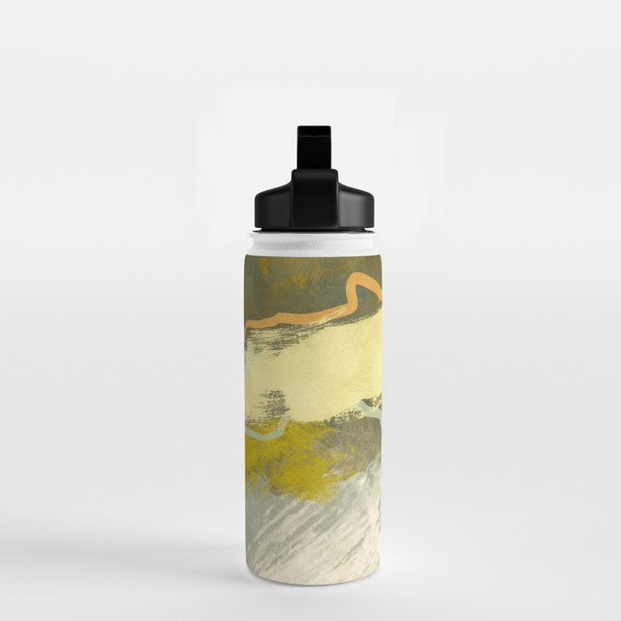 summer green abstract art 3 Water Bottle Gallery Image 2