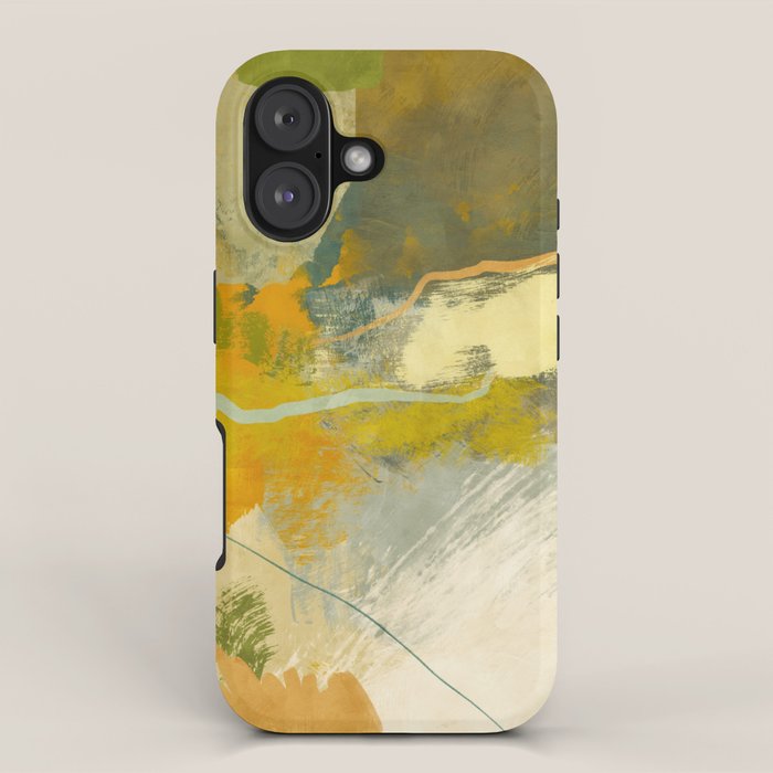 summer green abstract art 3 iPhone Case Gallery Image 1
