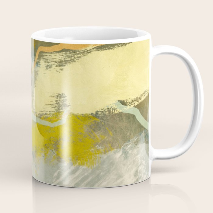 summer green abstract art 3 Coffee Mug Gallery Image 1