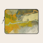 summer green abstract art 3 Laptop Sleeve Gallery Image 1