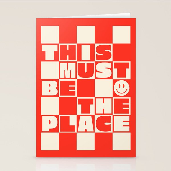 This Must Be The Place Stationery Card Gallery Image 1