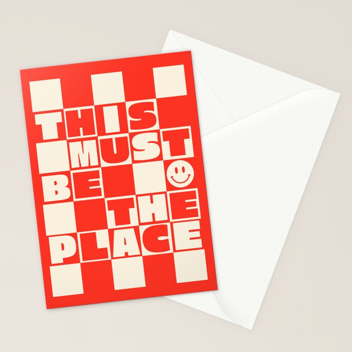 This Must Be The Place Stationery Card Gallery Image 2