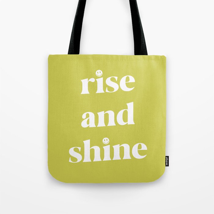 Rise And Shine Lime Tote Bag Gallery Image 1
