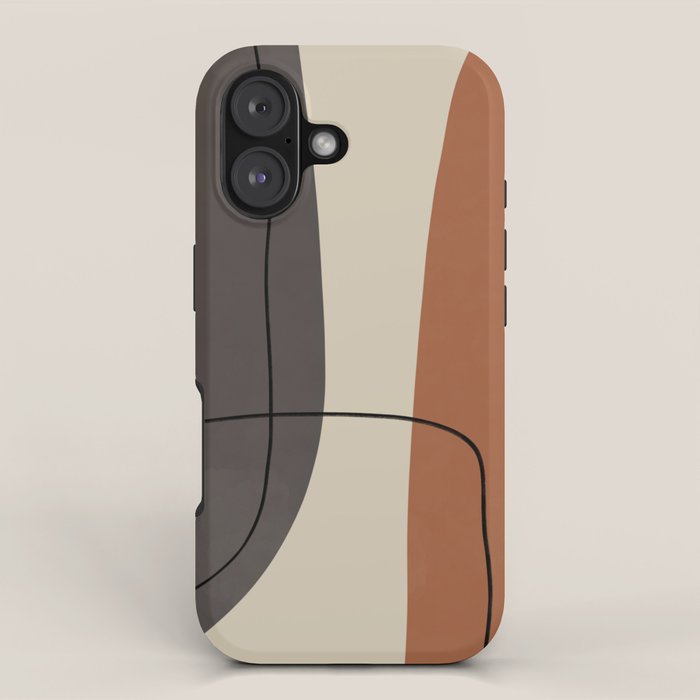 Modern Abstract Shapes #2 iPhone Case Gallery Image 1