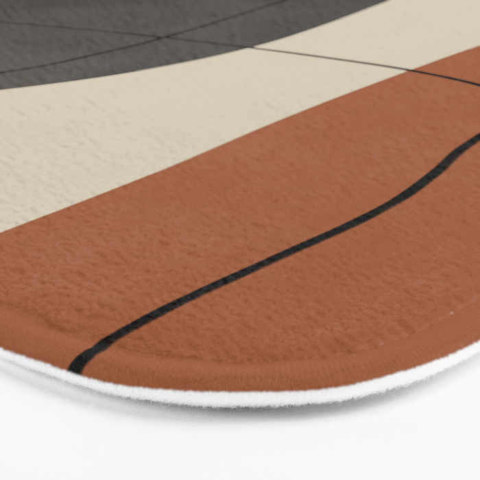 Modern Abstract Shapes #2 Bath Mat Gallery Image 3