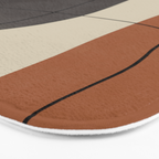 Modern Abstract Shapes #2 Bath Mat Gallery Image 3