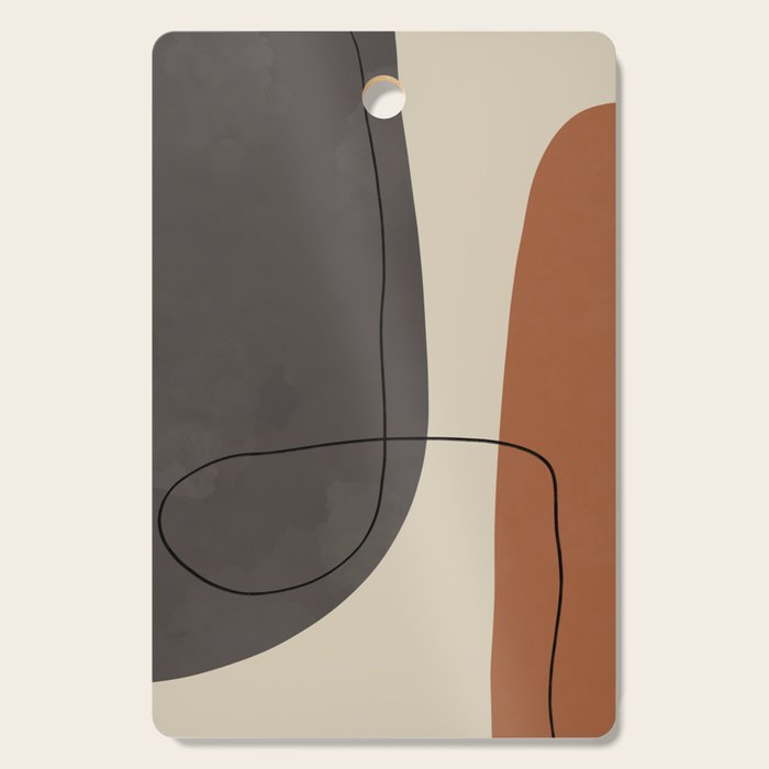 Modern Abstract Shapes #2 Cutting Board Gallery Image 1