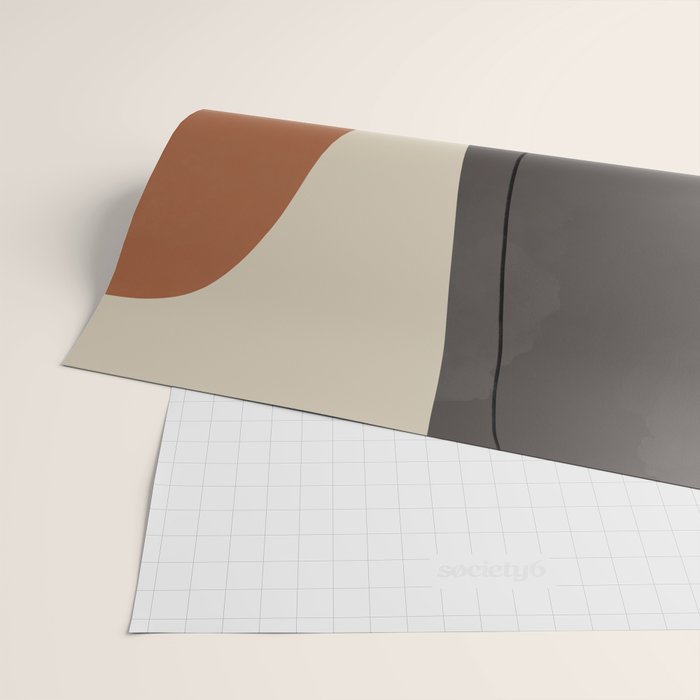 Modern Abstract Shapes #2 Wrapping Paper Gallery Image 2